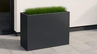 Pflanzkübel aus Aluminium Edoardo 19-A