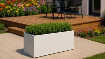 Pflanzkübel aus Aluminium-Edoardo-21-k