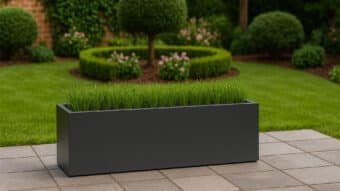 Pflanzkübel aus Aluminium Edoardo 23-b