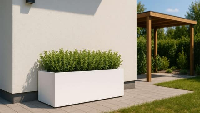 Pflanzkübel aus Aluminium-Edoardo-24-k