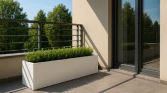 Pflanzkübel aus Aluminium- Edoardo-27-k