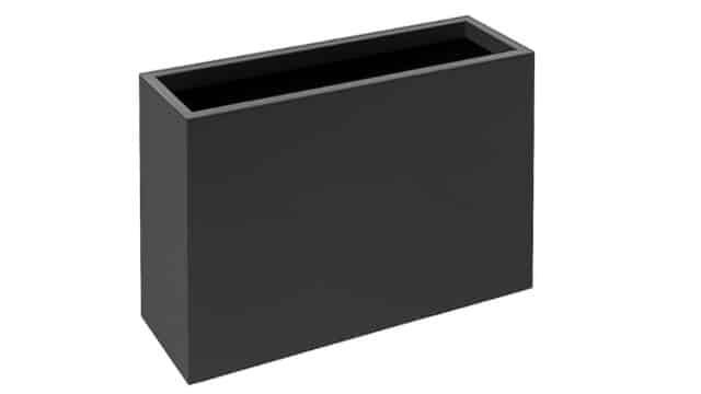 Pflanzkübel aus Aluminium Edoardo 28-a