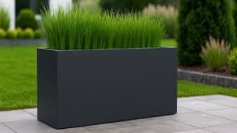 Pflanzkübel aus Aluminium Edoardo 29-e