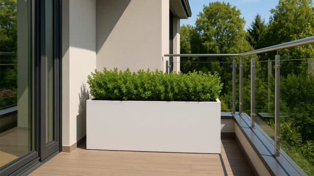 Pflanzkübel aus Aluminium-Edoardo-29-k