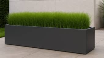 Pflanzkübel aus Aluminium Edoardo 30-e