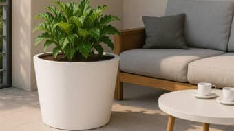 Pflanzkübel aus Aluminium-Silvestro 13-b