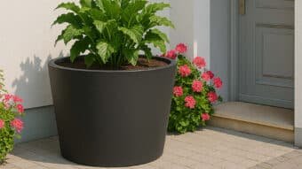 Pflanzkübel aus Aluminium-Silvestro-14-c