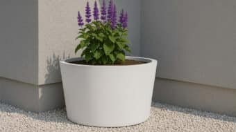 Pflanzkübel aus Aluminium-Silvestro 15-b