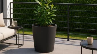 Pflanzkübel aus Aluminium-Silvestro 9-d