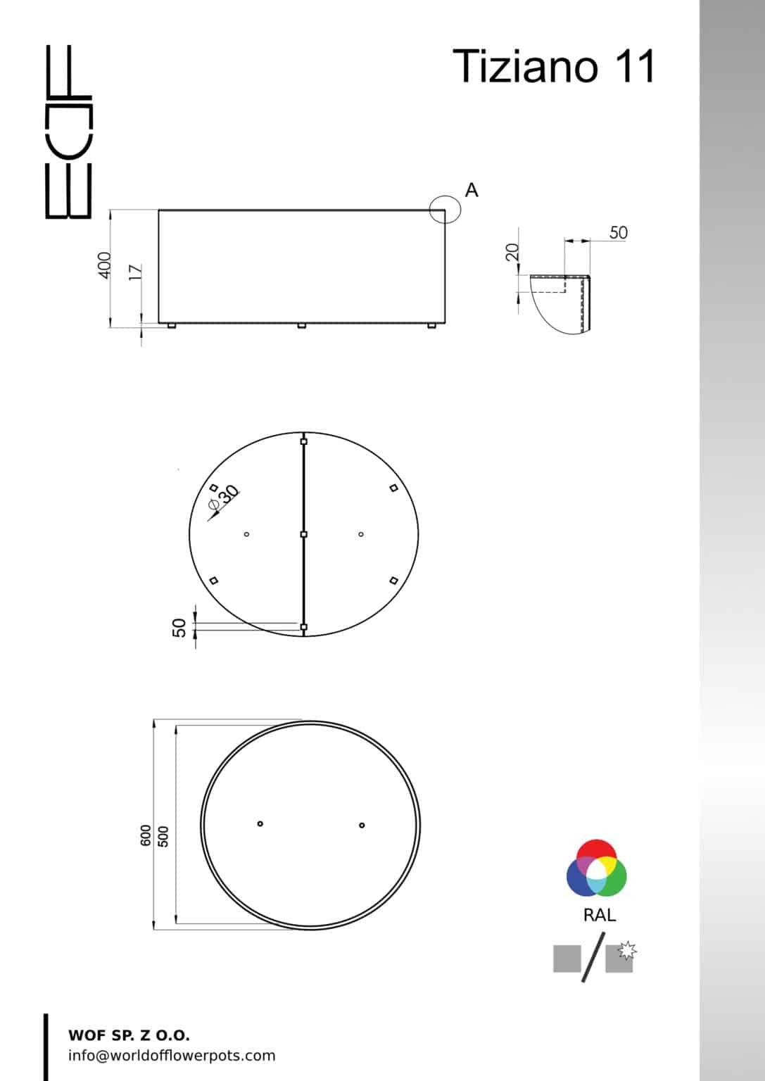 Pflanzkübel aus Aluminium-Tiziano-11