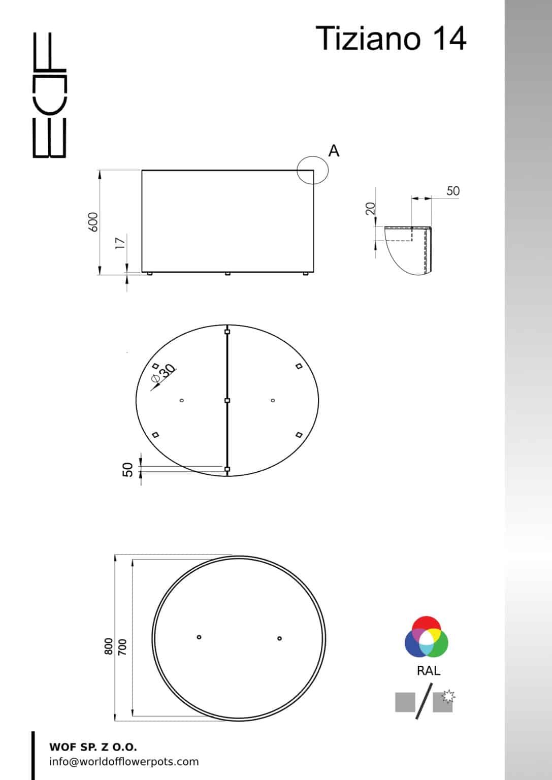 Pflanzkübel aus Aluminium-Tiziano-14