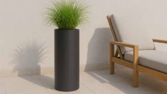 Pflanzkübel aus Aluminium-Tiziano -6-b