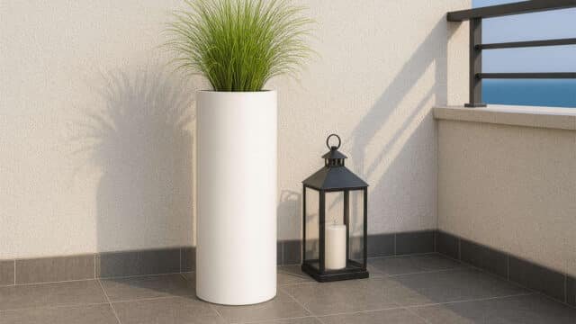 Pflanzkübel aus Aluminium-Tiziano 7-d