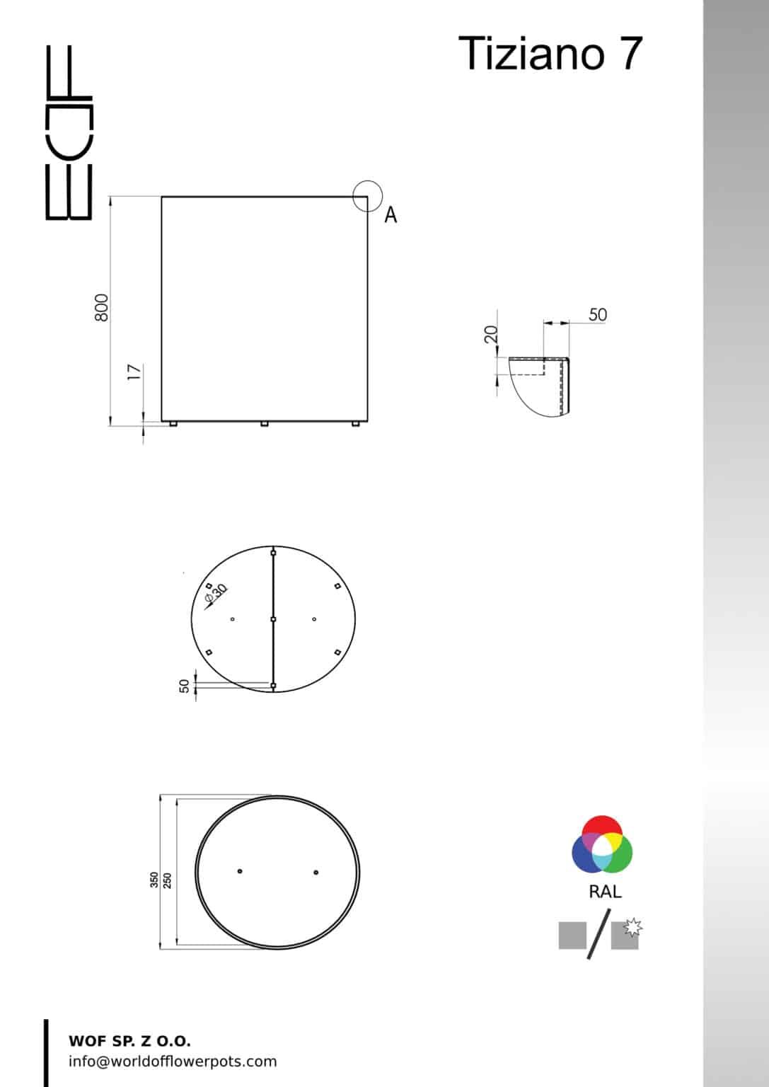 Pflanzkübel aus Aluminium-Tiziano-7