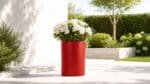 Pflanzkübel aus Aluminium Rund 35cm x H 60cm TIZIANO 8 jede RAL Farbe – Bild 2