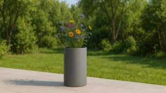 Pflanzkübel aus Aluminium-Tiziano 8-b