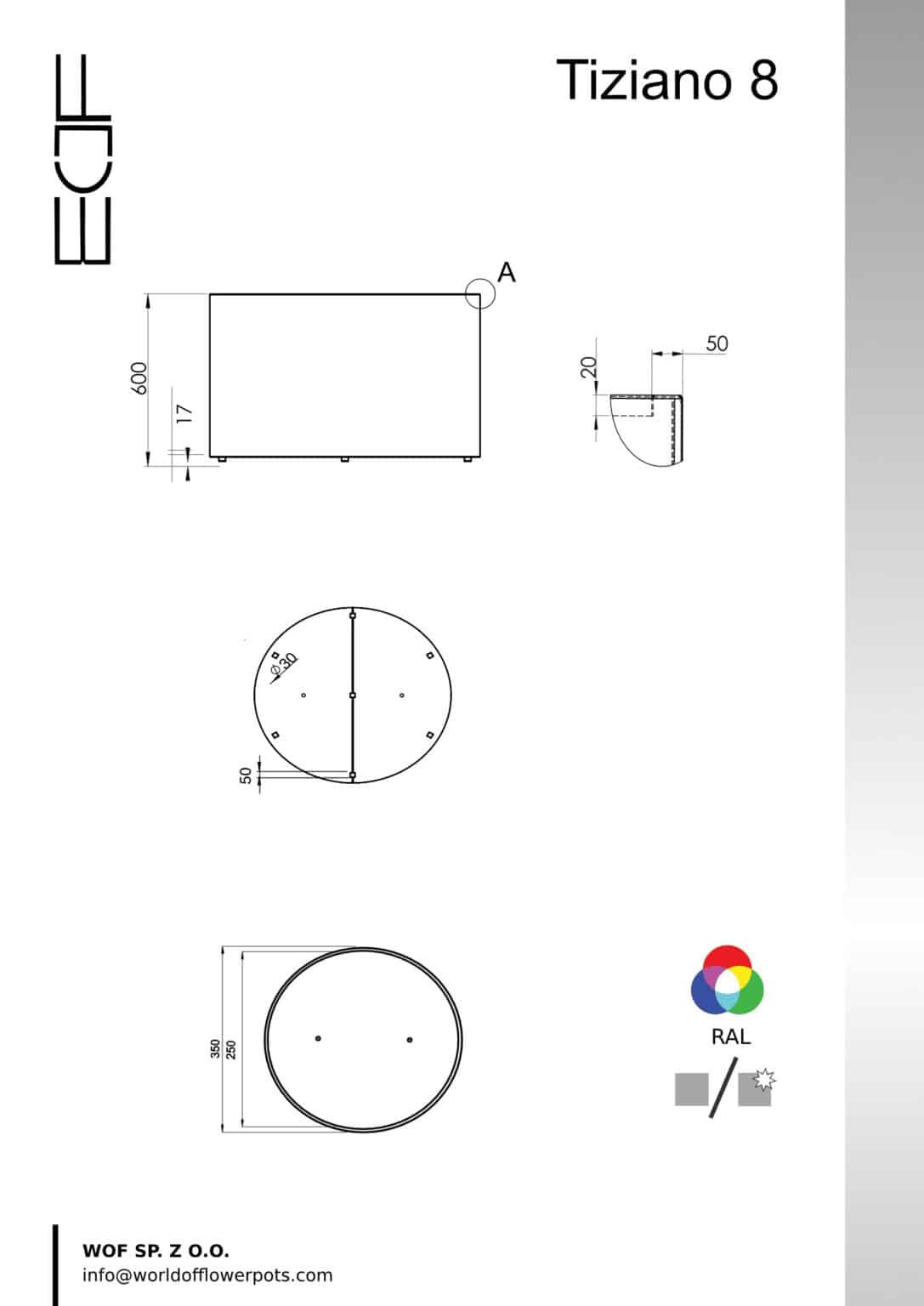 Pflanzkübel aus Aluminium-Tiziano-8