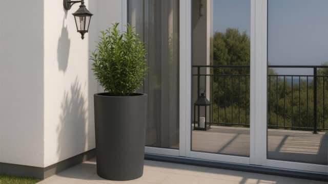 Pflanzkübel aus Aluminium-Tiziano 9-b