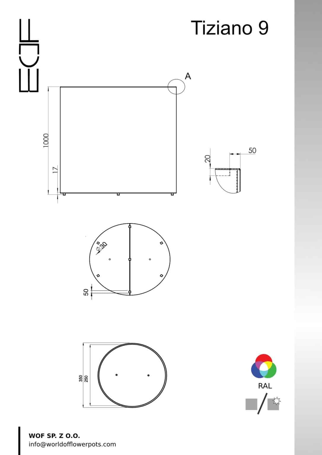 Pflanzkübel aus Aluminium-Tiziano-9