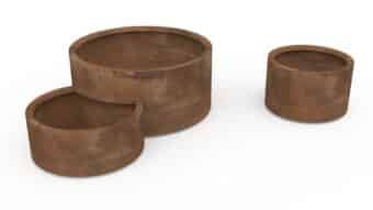 Pflanzkübel aus Cortenstahl Cesare 3 set