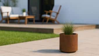 Pflanzkübel aus Cortenstahl Rund-Dario 3-t