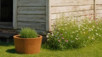 Pflanzkübel aus Cortenstahl Rund-Vaso 22-k