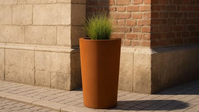 Pflanzkübel aus Cortenstahl -Vaso 11-a