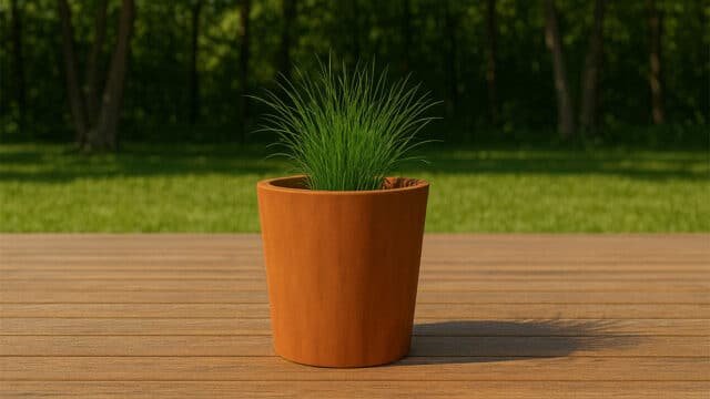 Pflanzkübel aus Cortenstahl -Vaso 13-a