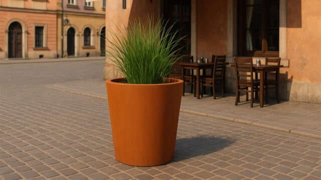 Pflanzkübel aus Cortenstahl-Vaso 15-a