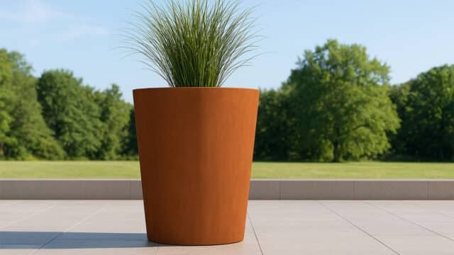 Pflanzkübel aus Cortenstahl-Vaso 19-a