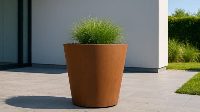 Pflanzkübel aus Cortenstahl-Vaso 19-k