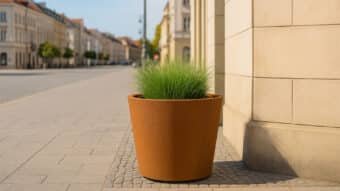 Pflanzkübel aus Cortenstahl -Vaso 19-k