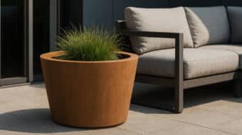 Pflanzkübel aus Cortenstahl-Vaso 21-k