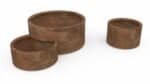 Pflanzkübel aus Cortenstahl Cesare 1 set