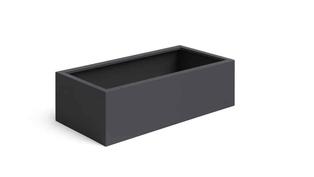 Pflanzkübel ohne Boden aus Aluminium Alu Frame 18