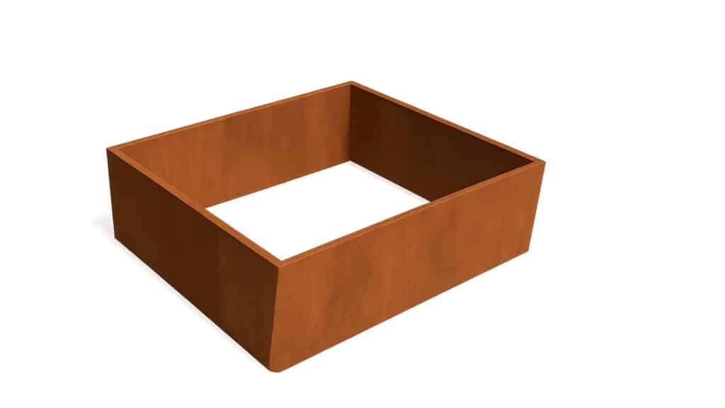 Pflanzkübel ohne Boden aus Cortenstahl Corten Frame 10