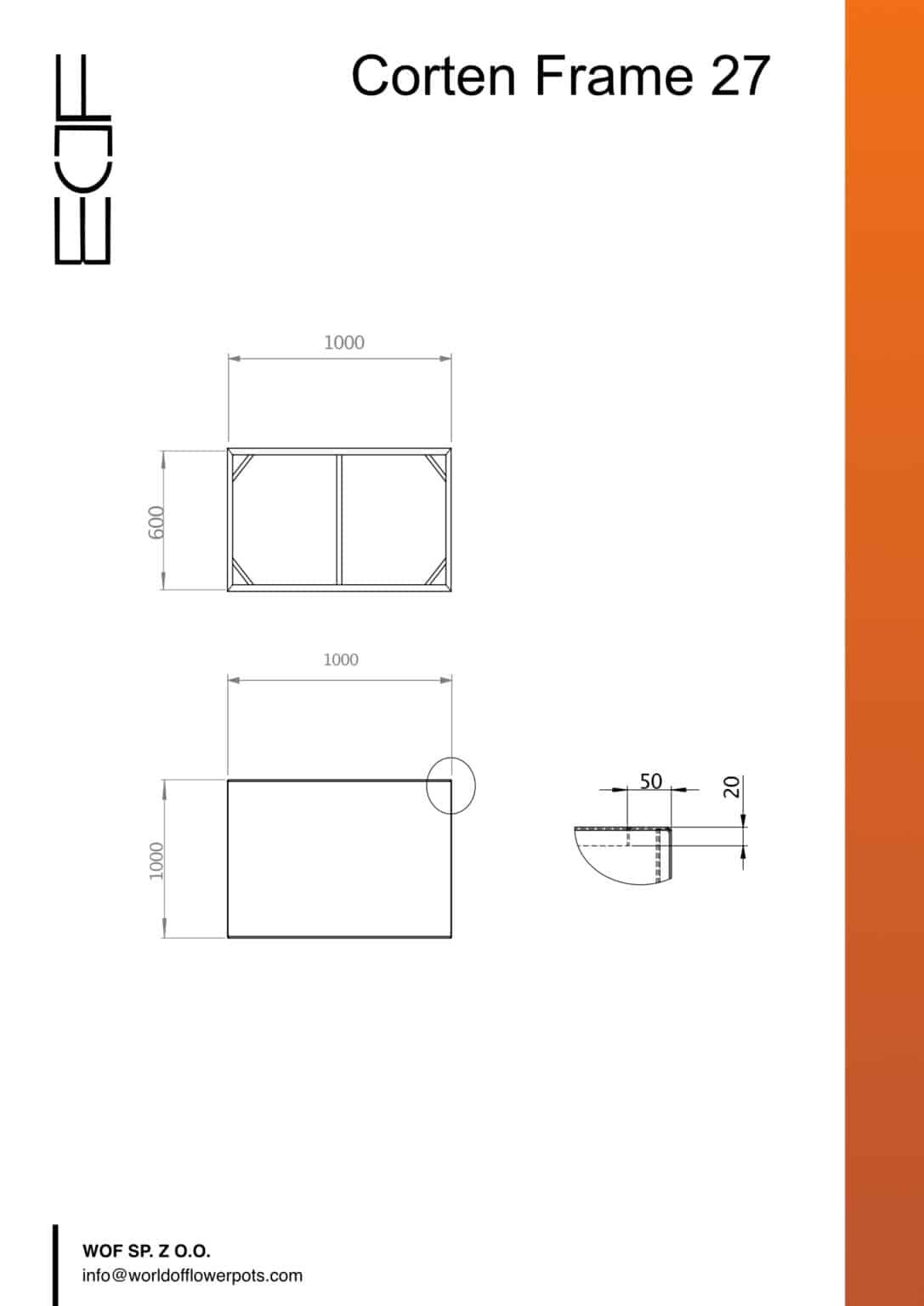 Pflanzkübel ohne Boden aus Cortenstahl Corten Frame 27.jpg