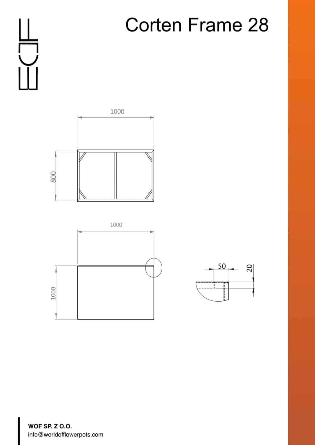 Pflanzkübel ohne Boden aus Cortenstahl Corten Frame 28.jpg