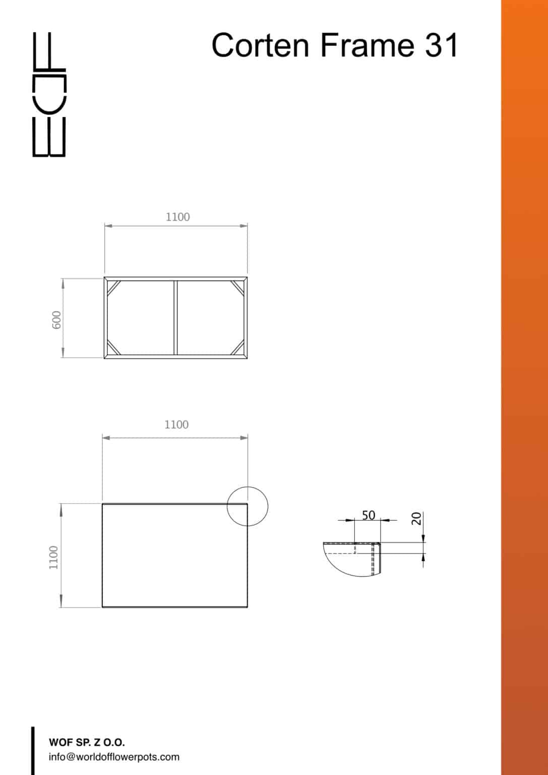 Pflanzkübel ohne Boden aus Cortenstahl Corten Frame 31.jpg
