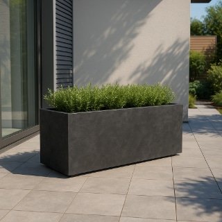 Pflanzkübel in Betonoptik