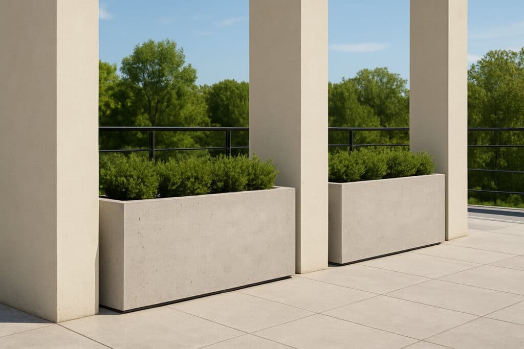 Blumenkübel nach mass aus beton