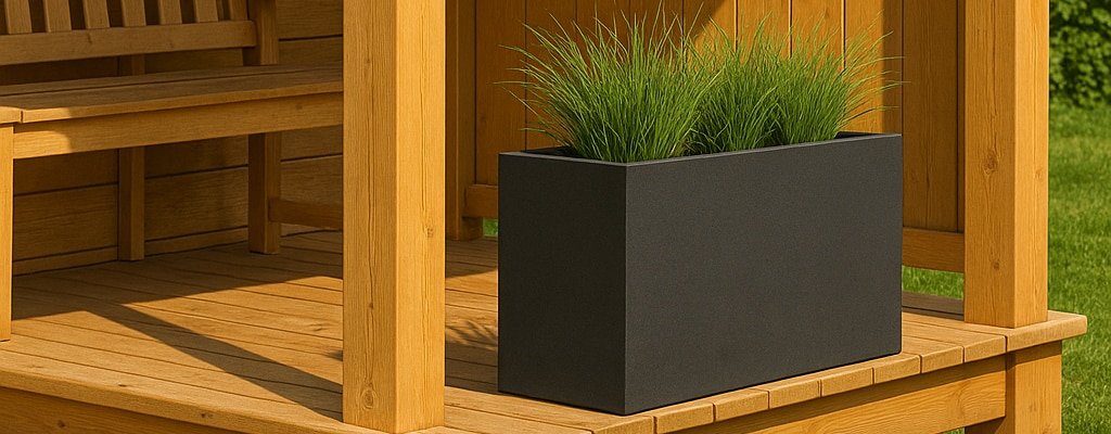 Pflanzkübel aus Beton rechteckig-1