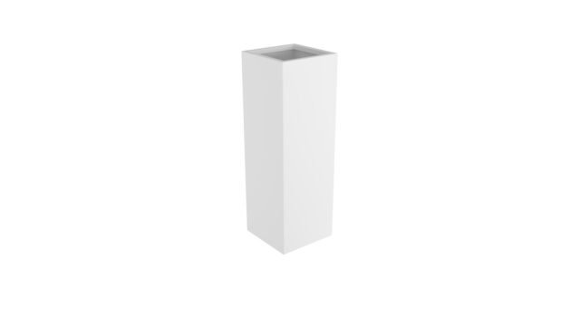 Weiße Pflanzkübel Carlo 3