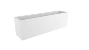 Weiße Pflanzkübel Emilio 5