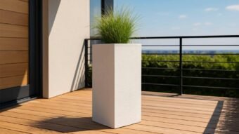 Weiße Pflanzkübel Luigi-6