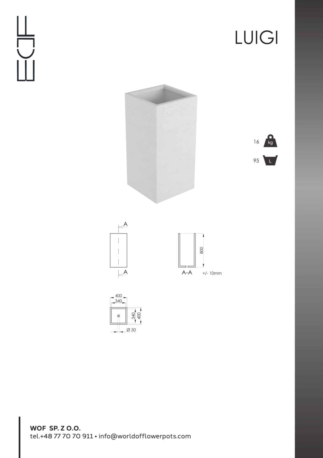 Weiße Pflanzkübel Luigi-tech info.jpg