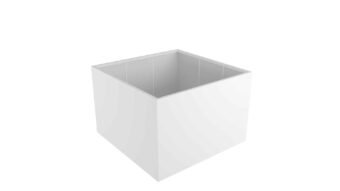 Weiße Pflanzkübel Marco 10