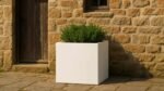 Weiße Pflanzkübel Marco 3-6