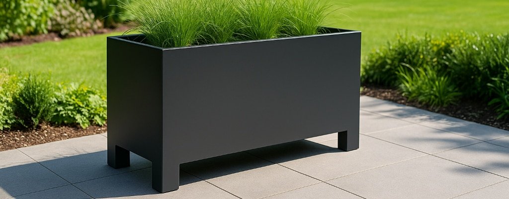 Blumenkübel mit Füßen – stilvolle Pflanzkübel -7