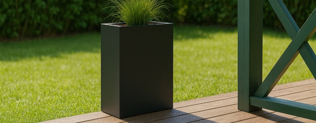 Moderne Pflanzkübel Fiberglas hoch – langlebige Gestaltung-i